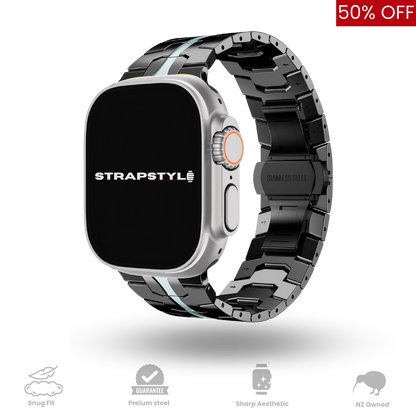Titanium Orange Apple Watch Strap