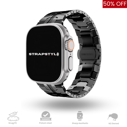 Titanium Orange Apple Watch Strap