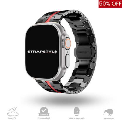 Titanium Orange Apple Watch Strap