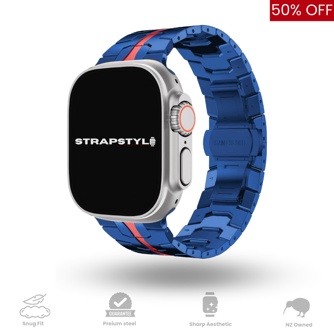 Titanium Orange Apple Watch Strap