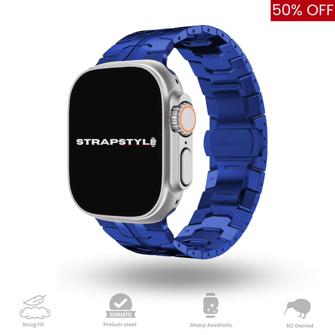 Titanium Orange Apple Watch Strap